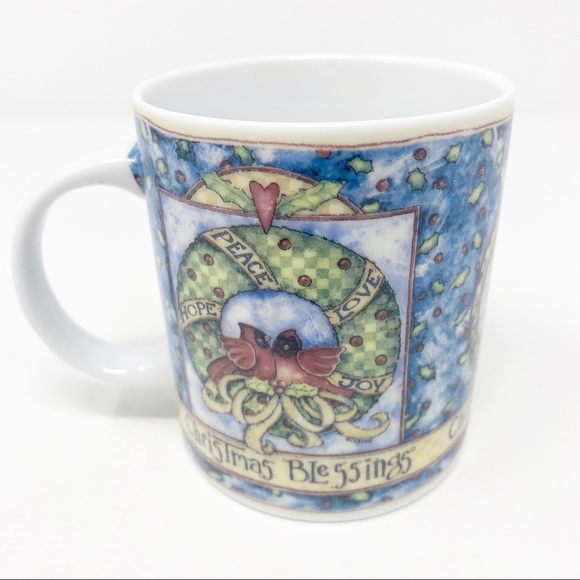 DIVINITY Shelly Rasche Blessings Christmas Mug Cup - Picture 2 of 7